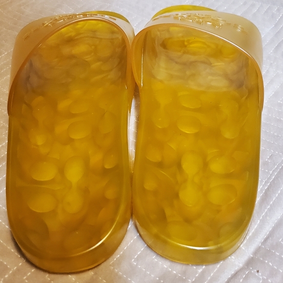 Coach Sandals Ulyssa Jelly Slides - Buttercup Yellow - Size 9 EUC Pool Beach - Picture 3 of 5